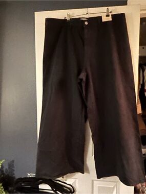 Women’s Universal Thread High-Rise Sailor Wide-Leg Pants in Black